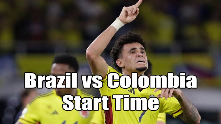 brazil vs colombia start time