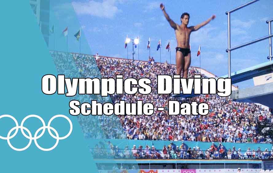 olympics diving schedule date info